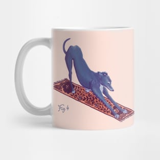 Downward Facing Greyhound Mug